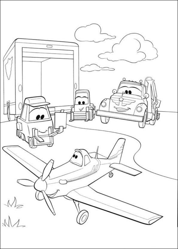 Kids-n-fun.com | 33 coloring pages of Planes